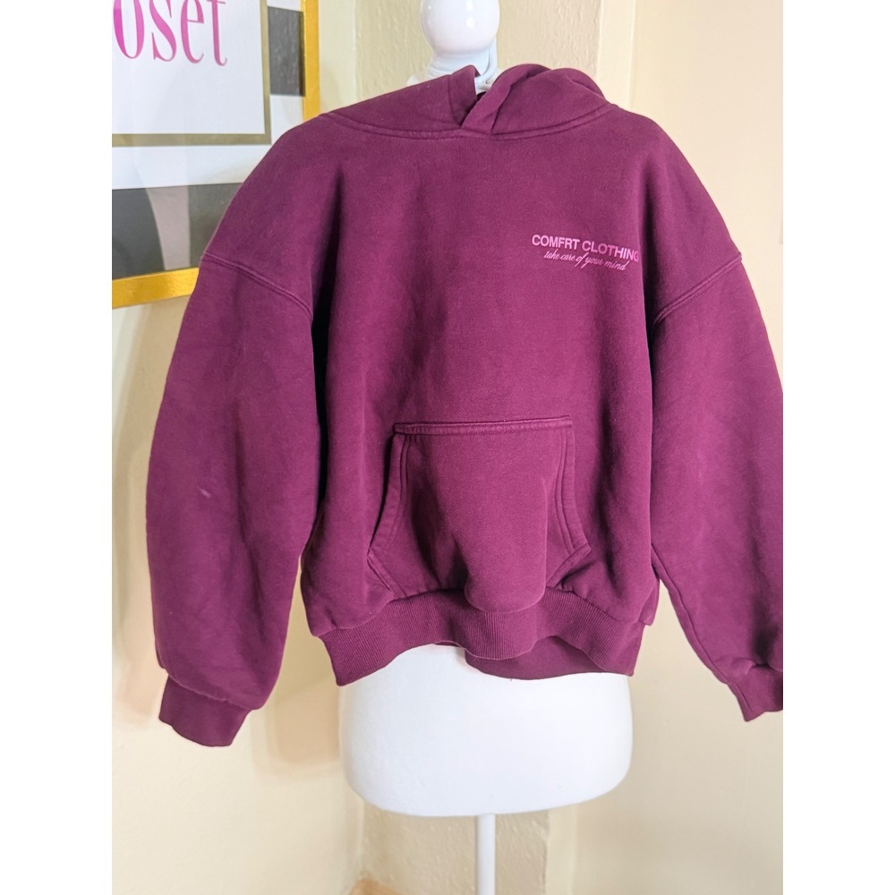 Comfrt Clothing Kids You Matter Hoodie Plum Purple Mental Health Sweatshirt M